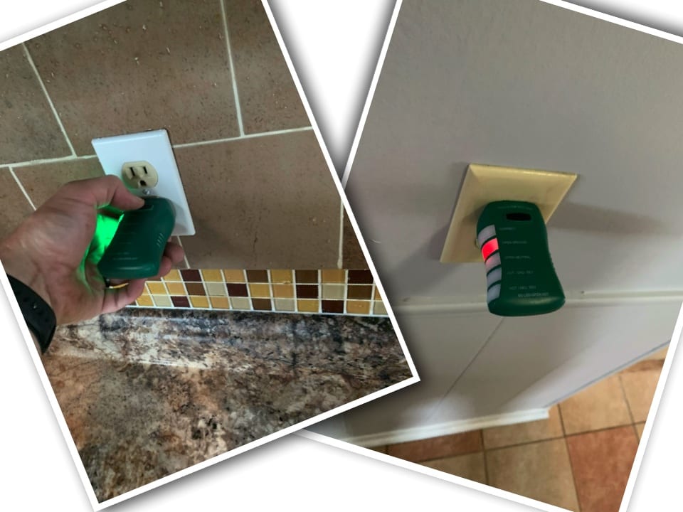 testing electrical outlets